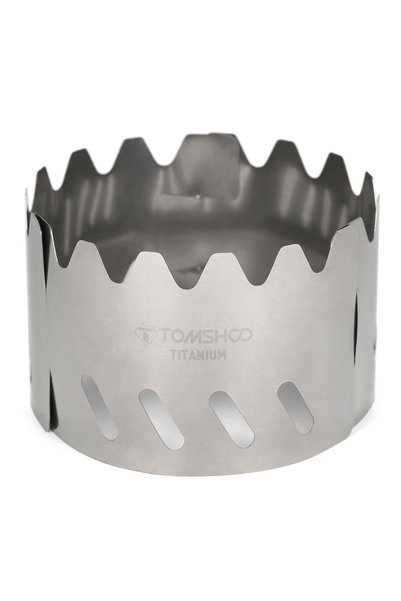 Choice Titanium Tomshoo Portable Titanium Wind Shield for Gas Stove Alcohol S...