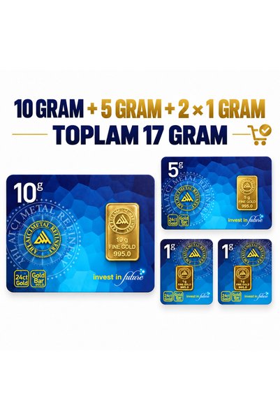 Ahlatcı 24 Ayar-17 Gram Külçe Altın