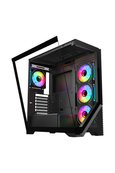 Universal Vento 850W 80+ Bronze Vg4202Fla Gaming E-Atx Pc Case 360mm Cooling ...