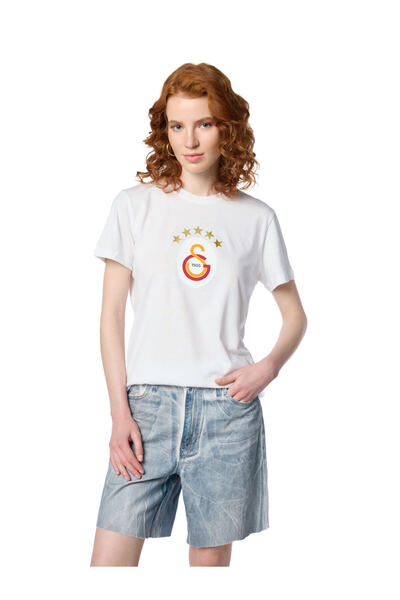 GSStore Galatasaray 5 Yıldız Kadın T-shirt K251402