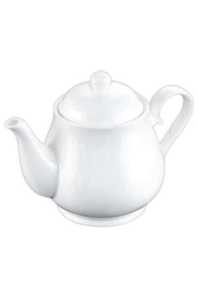 WILMAX ENGLAND Ceainic Portelan Alb 850 ml, Elegant si Durabil