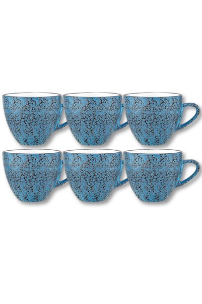 WILMAX ENGLAND Cesti cafea portelan WILMAX ColorBoom, Portelan Albastru, 300m...