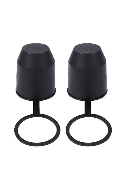 Choice Universal 2 Pcs Trailer Hitch Ball Tow Bar Cover Protection Cap For Ca...