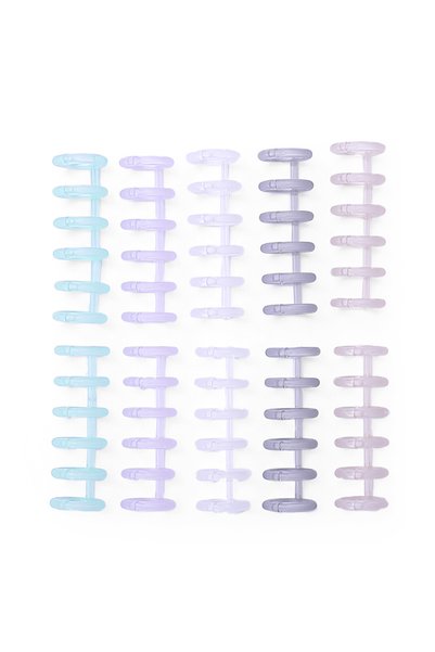 Choice Type 2 KW-trio Binding Spine Combs 6Holes Loose Leaf Binder Album Ring...