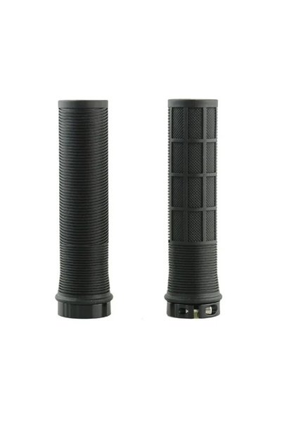 Choice Black TPR Bicycle Grips Integrated Bicycle Handlebar Grips Aluminum Al...