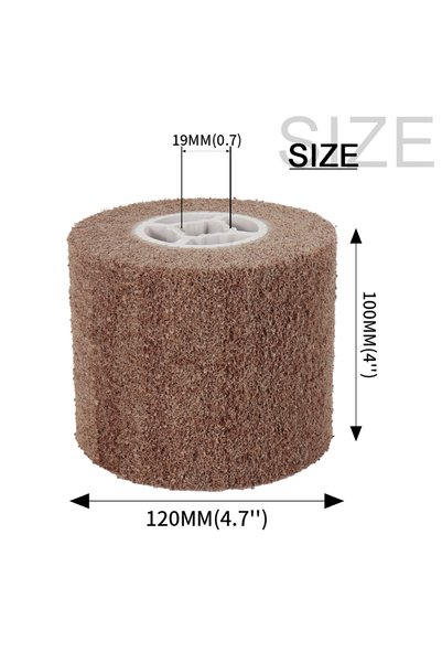 Choice5 Grit 180 NuoDunco120x100x19mm Non-Woven Nylon Flap Brush Metal Nylon ...