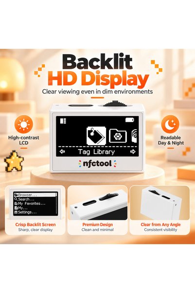 Choice1 Black New Upgraded For Amiibo Emulator Infinite NFC Card Swipe Smart ...