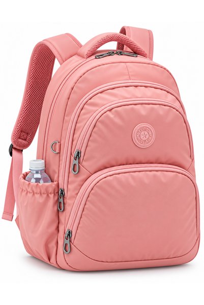 Bevitton Αδιάβροχη υφασμάτινη σχολική τσάντα Unisex School Backpack 2100 Powder