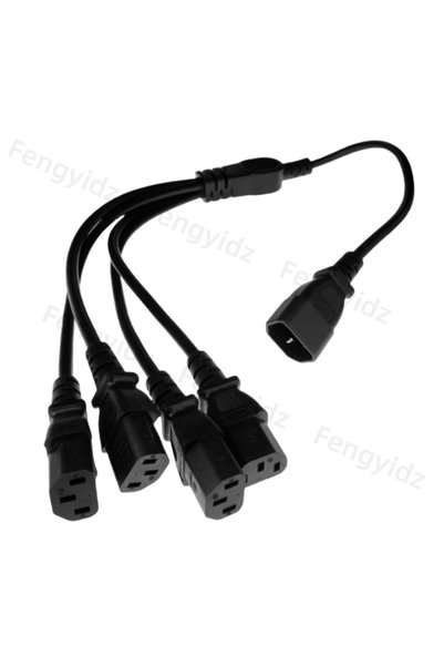 Choice1 Other 1 pcs High Quality IEC 320 C14 Male Plug to 4XC13 Female Y Type...