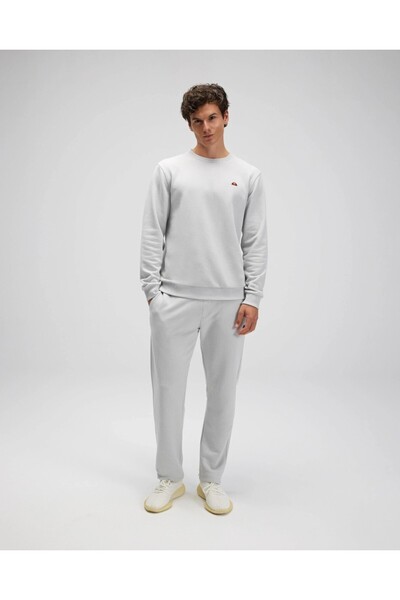Ellesse EM579-GI Ανδρικό μπλουζάκι με λαιμόκοψη σε γκρι χρώμα