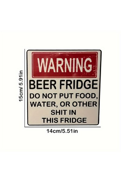 Choice Sticker 1pc, Funny Warning Sign Beer Stickers,Kitchen Accessaries, Kit...