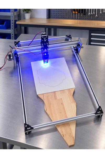 Atölye 80Watt Lazer Yazıcı / Markalayıcı / Kesici