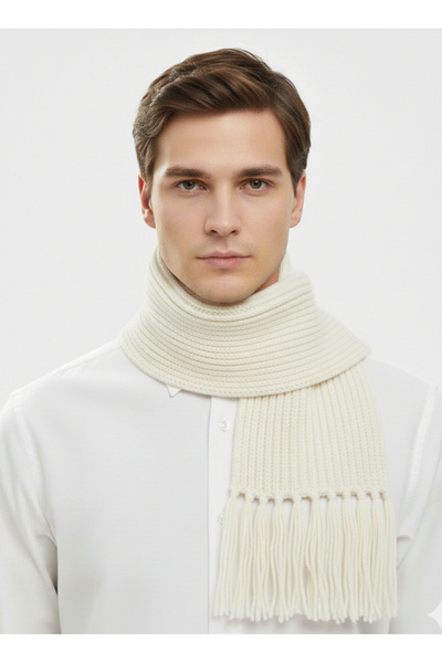 STELLA VESTİNO Soft Thessaloniki Knit Scarf |   Unisex Thick Knit Winter Scarf