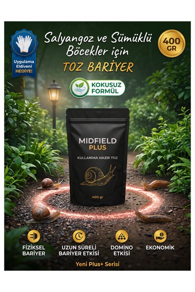 Plus Mıdfıeld Salyangoz ve Sumuklu Bocek Icın Toz Barıyer 400 Gram
