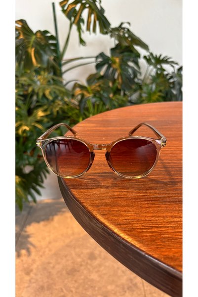 funeyes Ovira Honey Color Oval Trend Sunglasses Autumn Colors