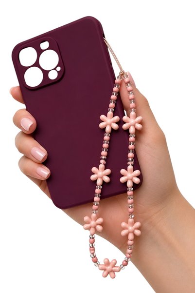 nftart.design Flower Beaded Phone Strap Charm