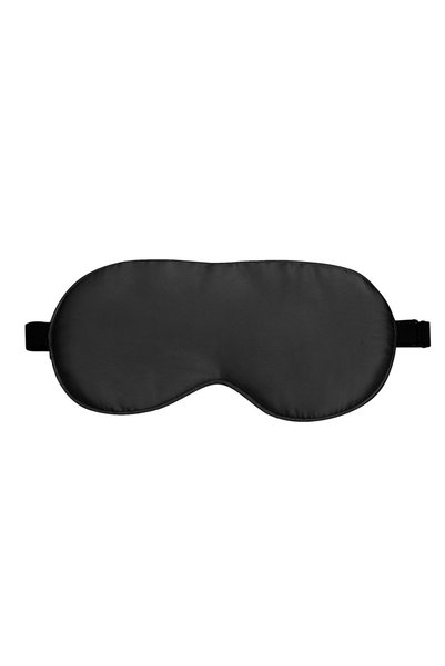 Choice4 Free Size Black Sleep Eye Mask 100% Natural 19 Mulberry Silk Sleeping...