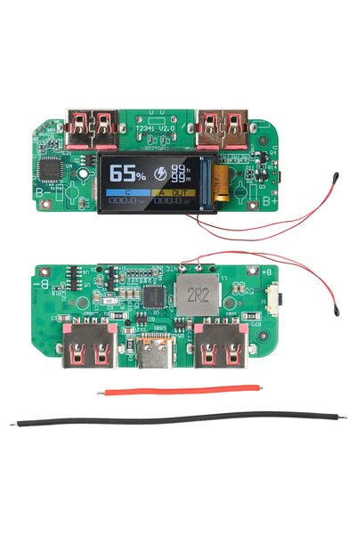Choice وحدة شحن سريع بقوة 22.5 واط من نوع USB-C مع شاشة TFT، تدعم تقنيتي PD و...