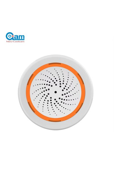 Choice Coolcam Tuya Zigbee Smart Siren Alarm For Home Security with Strobe Al...