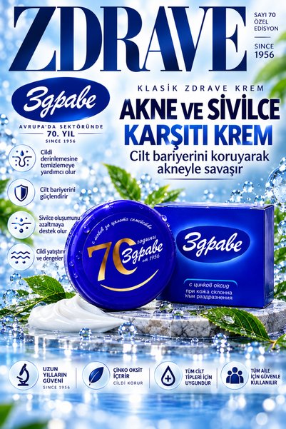 ZDRAVE Sivilce- Akne Ve Leke Kremi