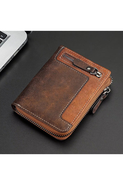 Choice1 Coffee 2025 Men Wallet Famous Luxury Designer Brand with Coin Pocket ...