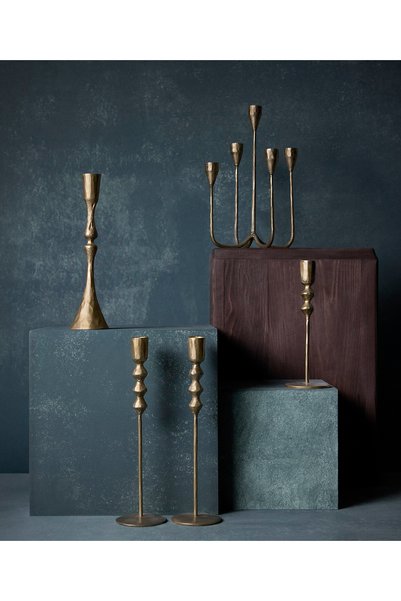 YARGICIHOMEWORKS Metal Şamdan(8x21 Cm)