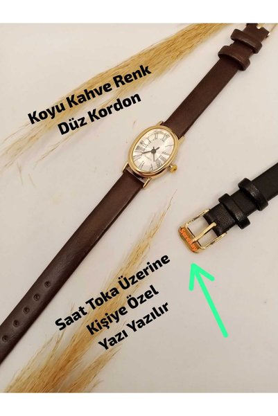 Brality SAAT TOKA ÜZERİNE KİŞİYE ÖZEL YAZI YAZILIR , Yeni Moda Kadın Kol Saat...