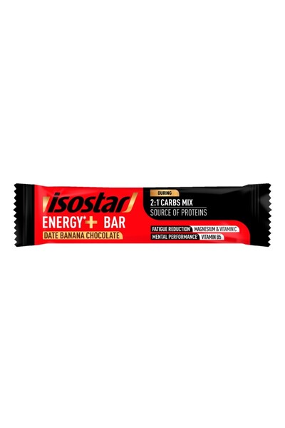İsostar Baton energetic 3H+, Banană Ciocolată, 32g