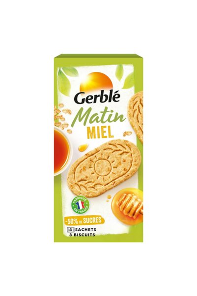 Gerble Biscuiți, integrale cu miere, 200g