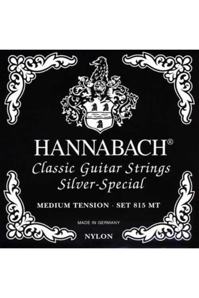 Hannabach 815Mt Classical Guitar String (Medium Tension) |   Silver Special S...