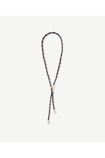 Yargıcı Pearl End Long Necklace