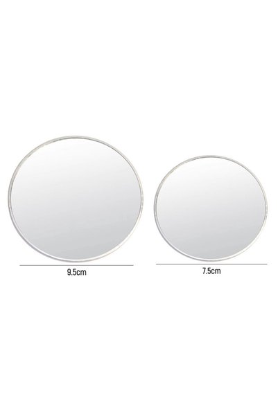 Choice A and B 7.5cm/9.5cm Handheld Selfie Mirror Portable Solo Trip Reflecti...