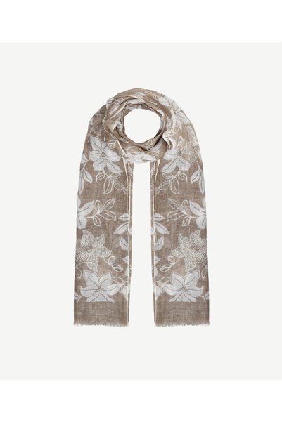 Yargıcı Floral patterned shawl