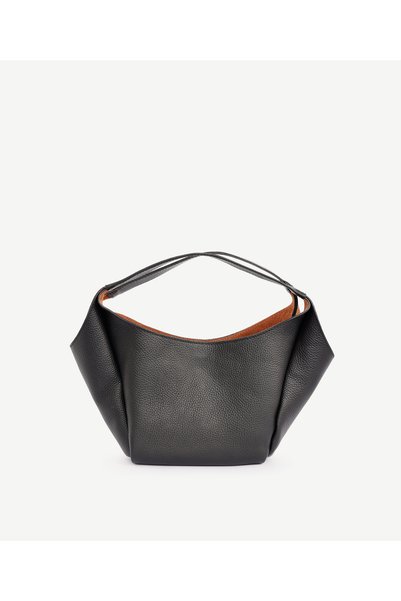 Yargıcı Alcantara Lined Small Leather Handbag