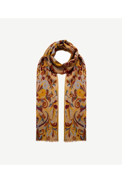 Yargıcı Patterned Wool Shawl