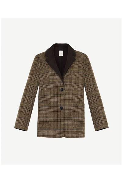 Yargıcı Regular Jacket Collar Long Sleeve Jacket