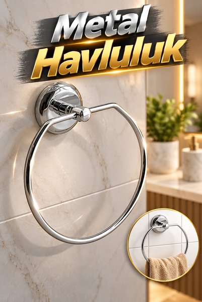 NZB Cloth Towel Holder Apparatus Sink Bathroom Kitchen Cloth Towel Rack Chrom...