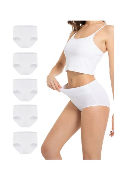 TAPIT 5PCS Disposable Briefs Women’s Disposable Briefs Pure Cotton Underwear ...