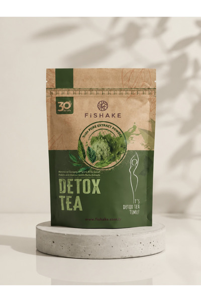 FiShake Matcha Ve Ginseng Karışımlı Detox Tea Detoks Çay (30 GÜN)
