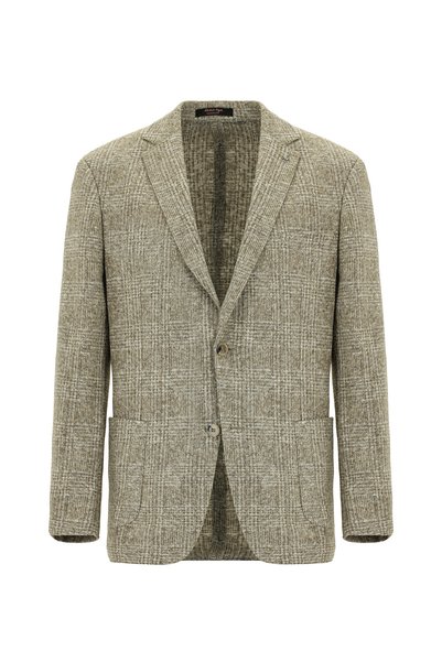 Abdullah Kiğılı 4 Drop Relaxed Fit Comfortable Cut Sports Plaid Jacket