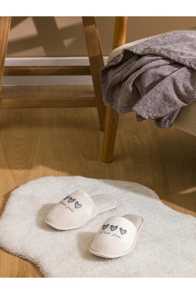 LC Waikiki Γυναικείες παντόφλες σπιτιού με σχέδιο (W4)