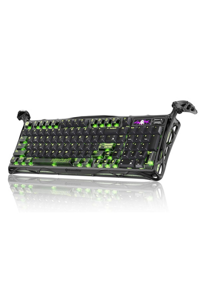 Gravastar Mercury K98 Pro Mekanik Kablosuz Gaming Klavye – Phantom Black, İng...