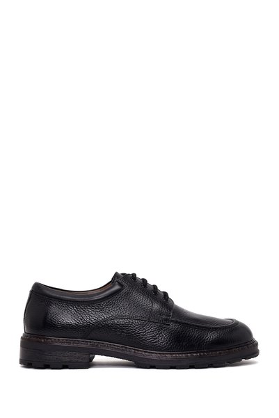 Derimod Men's Black Lace-Up Leather Casual Shoes Wm750019Df