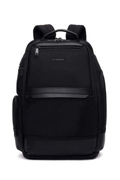 Derimod D-Pack Unisex Black Backpack 26Sbd30256F