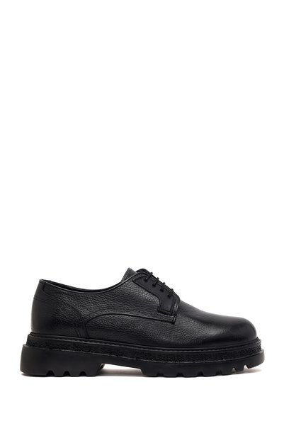 Derimod Men's Black Lace-Up Leather Casual Shoes Wm780012Df