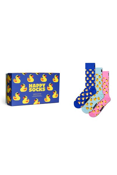Happy Socks Happy Socks Ανδρικό σετ 3 τεμαχίων από βαμβακερές κάλτσες με πολύ...