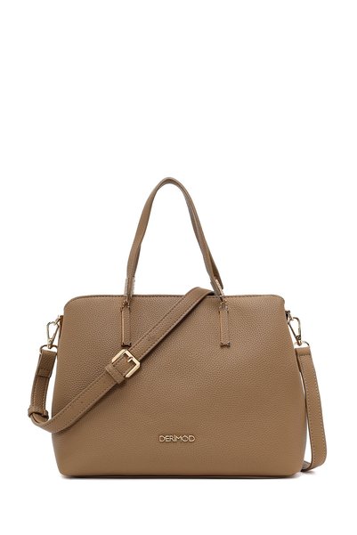 Derimod Women's Mink Long Strap Classic Shoulder Bag Wb240004Sf