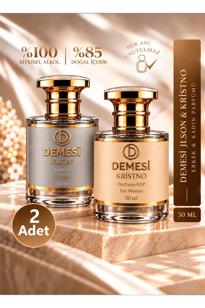 DEMESİ JLSON VE KRİSTNO Kalıcı Yüksek Yayılım 50 ML EDP ERKEK&KADIN Parfümü 2...