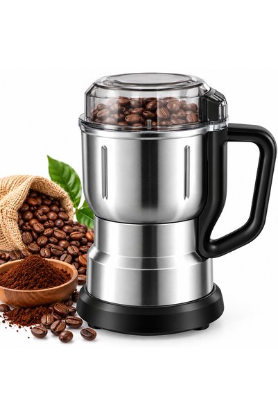 HALEY 300W Electric Coffee Grinder, Stainless Steel Grinder for Coffee Beans,...