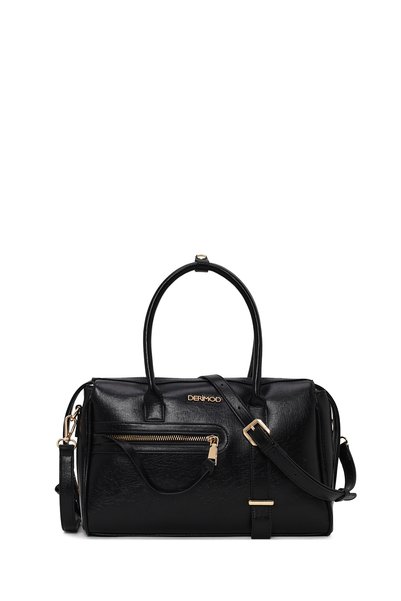Derimod Women's Black Long Strap Shoulder Bag Ab150005Sv